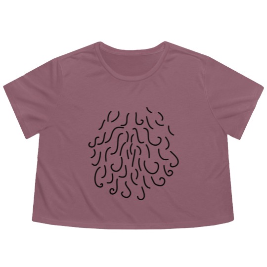 Discover CHEST HAIR HAIRY RUG Flowy Cropped Tees