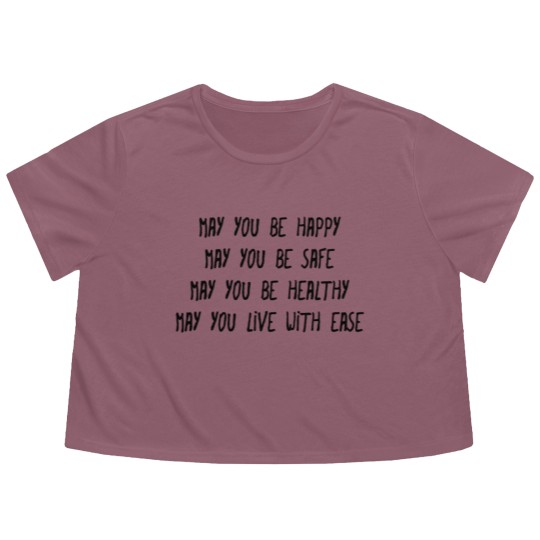 Discover Loving Kindness Flowy Cropped Tees