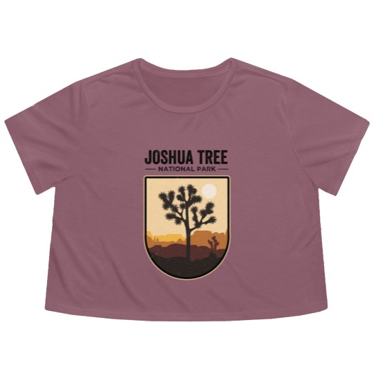Discover Joshua Tree Flowy Cropped Tees Vintage Joshua Tree National Park Flowy Cropped Tees