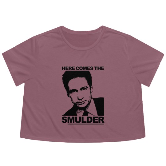 Discover Here Comes the sMulder - X-Files Returns in 2016! - David Duchovny - Flowy Cropped Tees