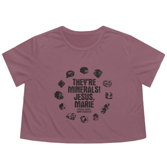 Discover They're Minerals Marie Flowy Cropped Tees