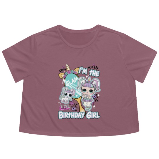 Discover LOL Surprise I'm The Glam Birthday Girl Flowy Cropped Tees