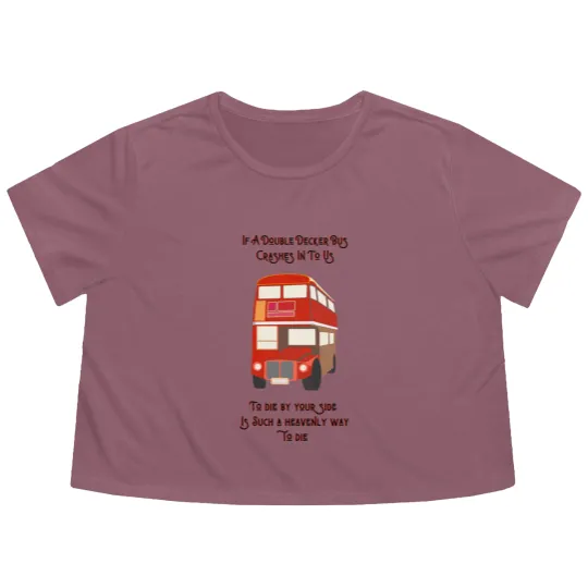Discover To Die By Your Side - The Smiths - Flowy Cropped Tees