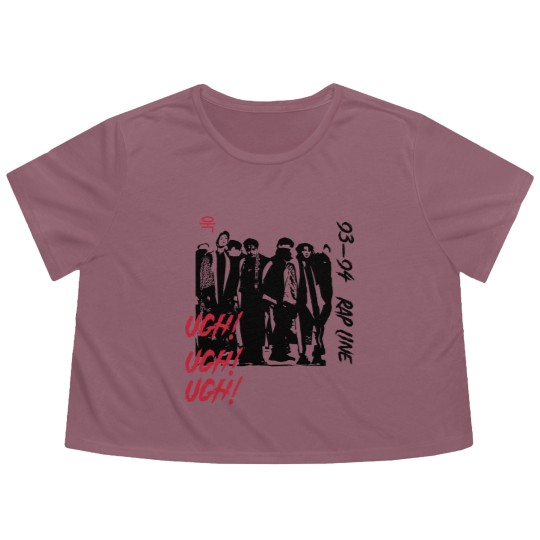 Discover BTS UGH! Flowy Cropped Tees - Rap Line Flowy Cropped Tees