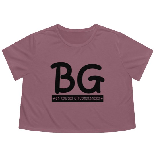Discover BG en toutes circonstances - Bg - Flowy Cropped Tees