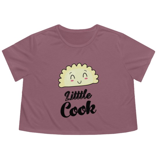 Discover Little cook future cook Mom cook Dad cook Baby Flowy Cropped Tees