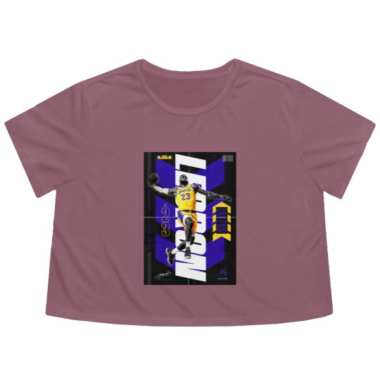 Discover LEBRON JAMES - Lebron James - Flowy Cropped Tees