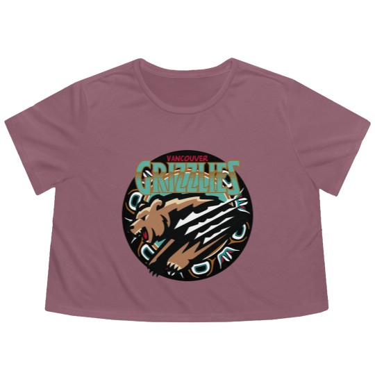 Discover Vancouver Grizzlies Retro - Vancouver Grizzlies - Flowy Cropped Tees