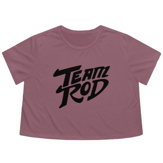 Discover Team Rod - Hot Rod - Flowy Cropped Tees