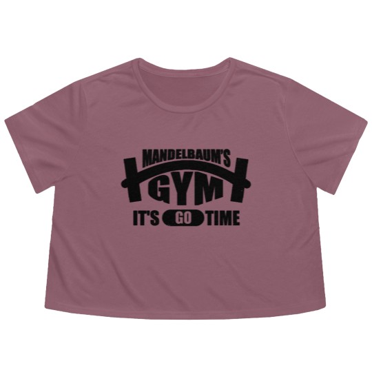 Discover Seinfeld Mandelbaum's Gym - Mandelbaums Gym - Flowy Cropped Tees
