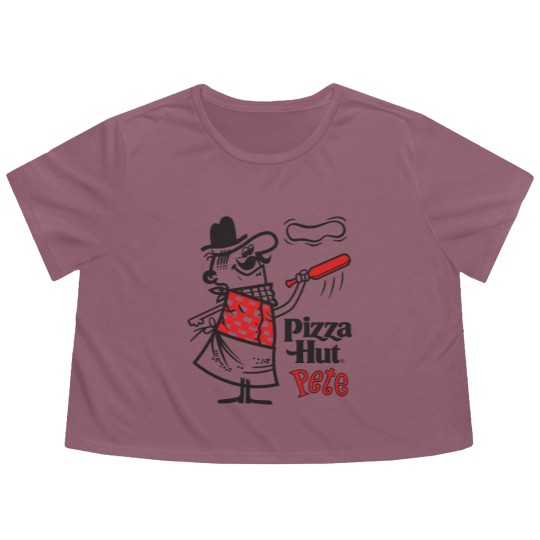 Discover Pizza Hut Pete - Light - Pizza Hut Pete - Flowy Cropped Tees