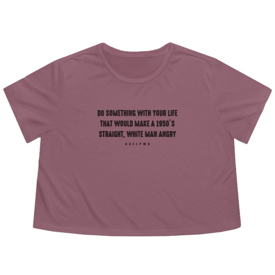 Discover feminism - Feminist - Flowy Cropped Tees