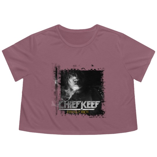 Discover Chief Keef Delux Cover Flowy Cropped Tees