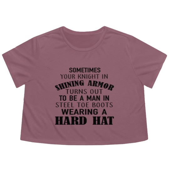 Discover sometimes your knight in shining armor turns out t Flowy Cropped Tees