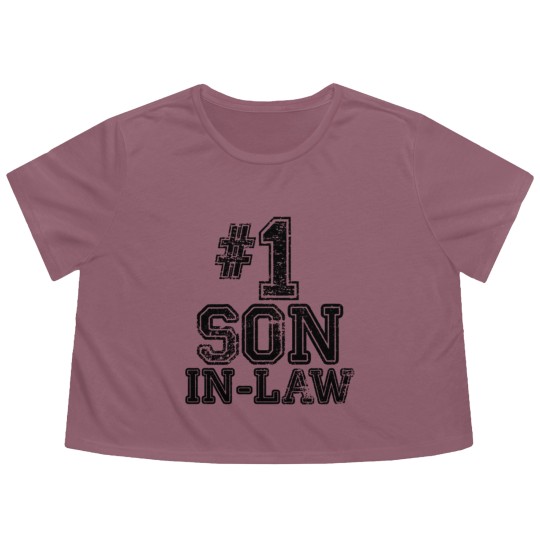 Discover 1 Son In Law Number One Sports Gift Flowy Cropped Tees