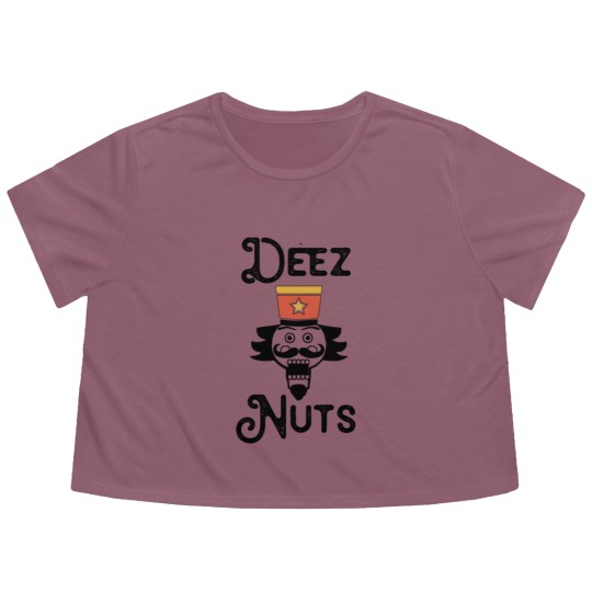 Discover Deez Nuts Nutcracker For Men Women Flowy Cropped Tees