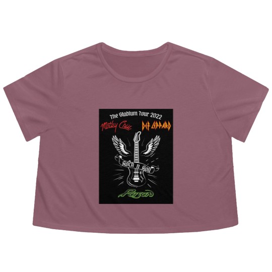 Discover The Stadium Tour 2022 Flowy Cropped Tees