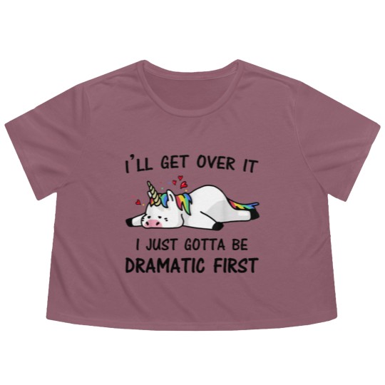 Discover i just need to be dramatic first Flowy Cropped Tees