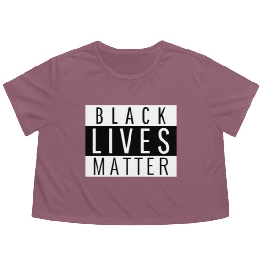 Discover black lives matter mask Flowy Cropped Tees