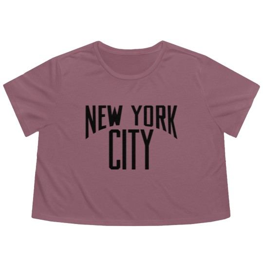 Discover Lennon New York City Flowy Cropped Tees Flowy Cropped Tees
