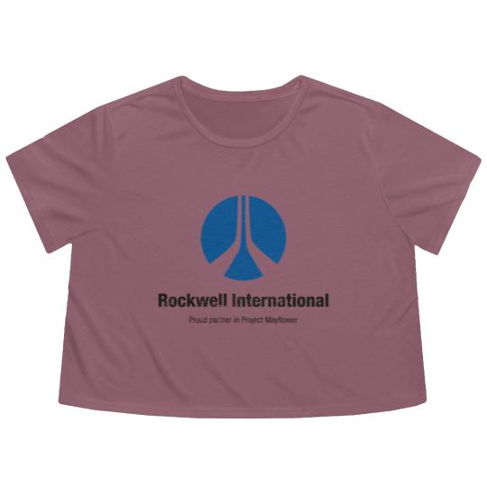 Discover Rockwell International (aged look) - Close Encounters - Flowy Cropped Tees