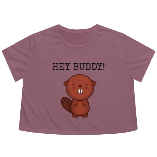 Discover Hey Buddy - Buddy - Flowy Cropped Tees