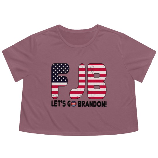 Discover Fjb Go Brandon Flowy Cropped Tees