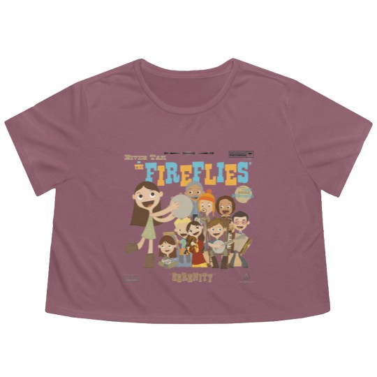 Discover River Tam & The Fireflies - Firefly - Flowy Cropped Tees