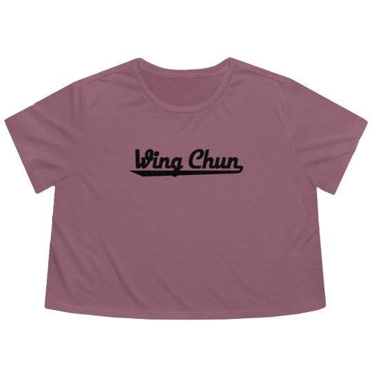 Discover Wing Chun Flowy Cropped Tees