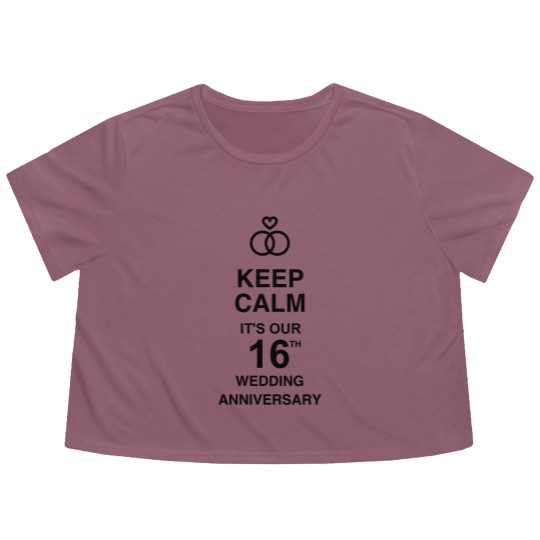 Discover Marriage Mariage Wedding Anniversary 16 Flowy Cropped Tees