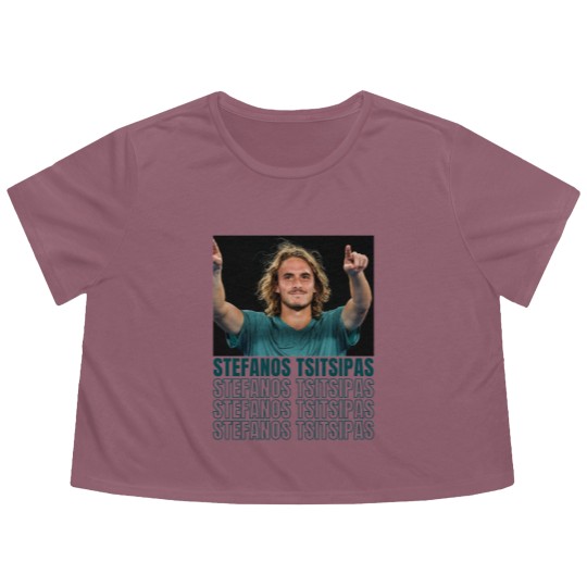 Discover stefanos tsitsipas Classic Flowy Cropped Tees