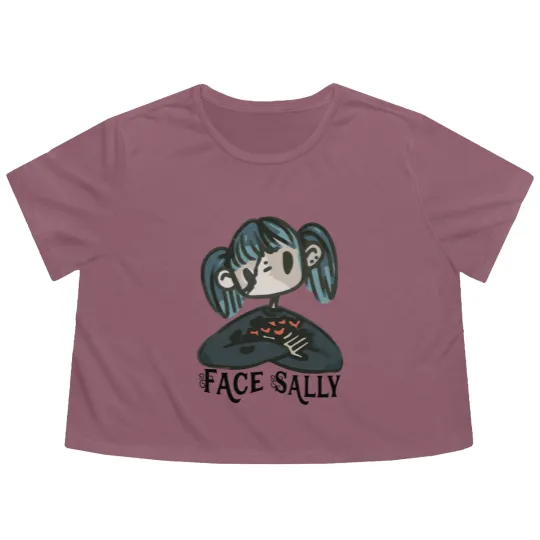 Discover Sally Face Sanity's Fall Larry Gift Flowy Cropped Tees Flowy Cropped Tees