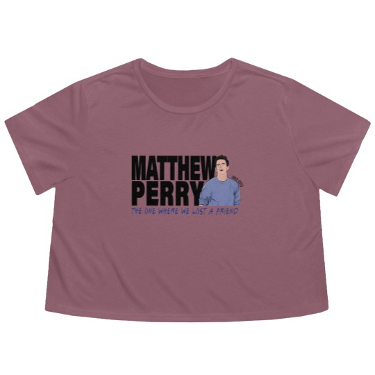 Discover Retro Chandler Bing Flowy Cropped Tees, Chandler Bing Homage Flowy Cropped Tees