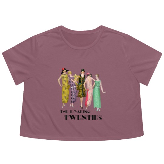 Discover The Roaring 20S Art Deco Fashion Flowy Cropped Tees