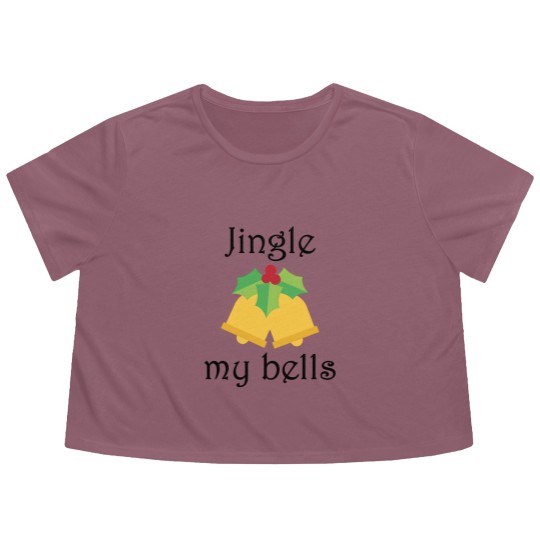 Discover Jingle My Bells - Jingle My Bells - Flowy Cropped Tees