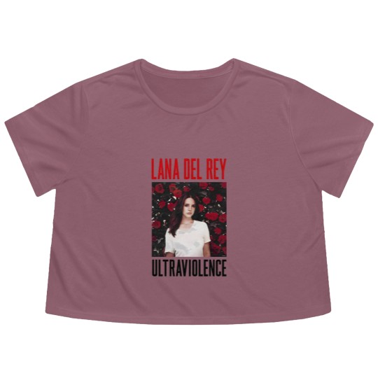 Discover Lana Del Rey Ultraviolence Flowy Cropped Tees