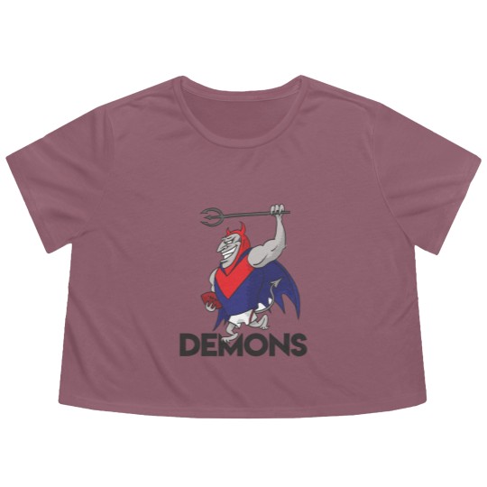 Discover Demons Melbourne Football Club - Flowy Cropped Tees