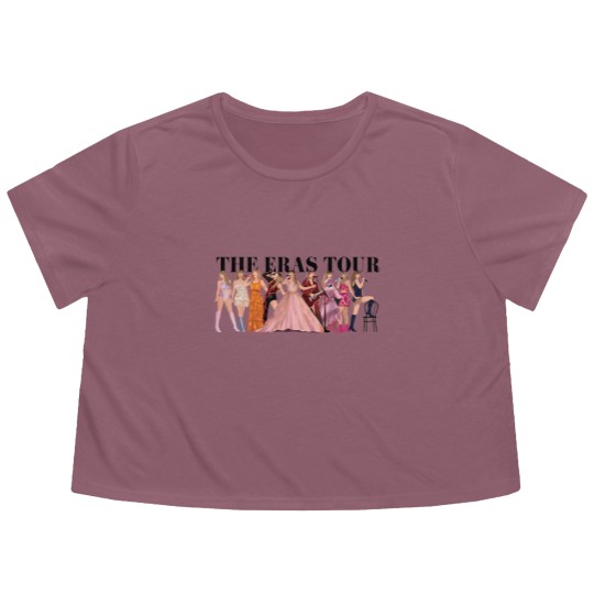 Discover The Eras Flowy Cropped Tees | Fan Made Merch