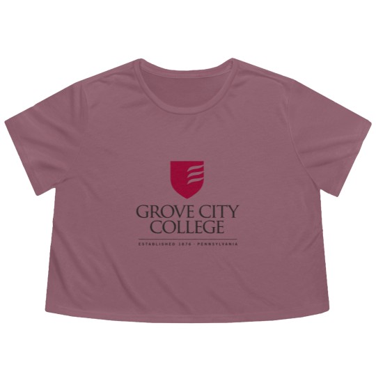 Discover Grove City College Flowy Cropped Tees