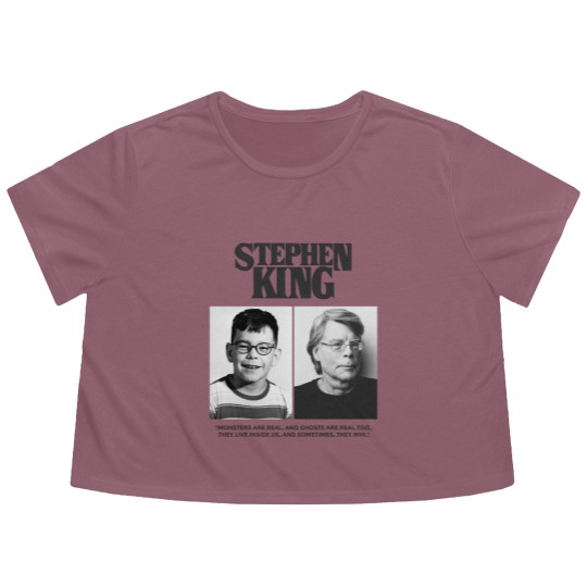 Discover Stephen King - Stephen King - Flowy Cropped Tees