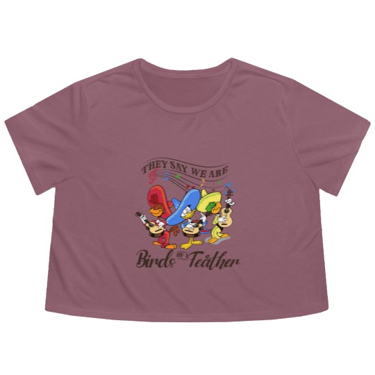 Discover The Three Caballeros Flowy Cropped Tees