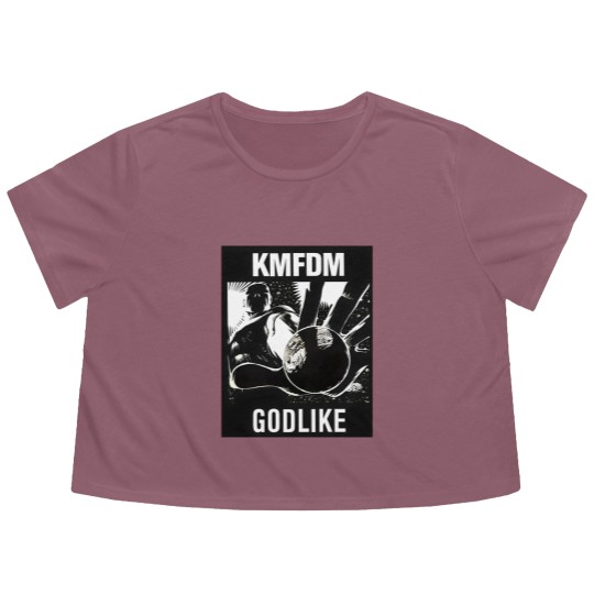 Discover KMFDM Band Classic Flowy Cropped Tees