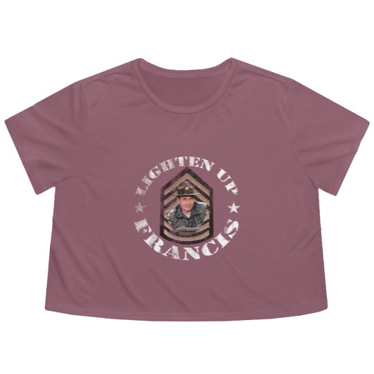 Discover Lighten Up Francis, distressed - bil mur - Flowy Cropped Tees