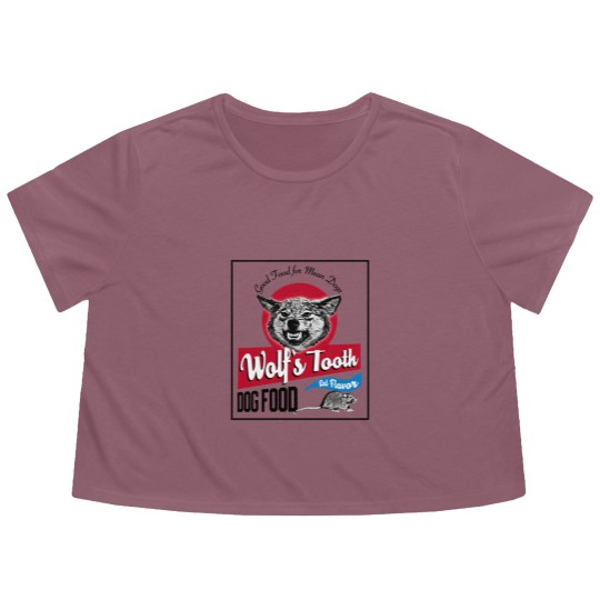 Discover Wolfs Tooth Mean Dog Food Once Upon A Time In Hollywood Men's Flowy Cropped Tees