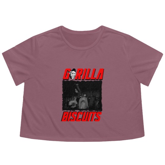 Discover band gorilla biscuits Flowy Cropped Tees