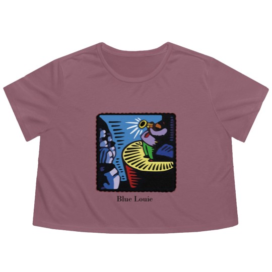 Discover Chandler Blue Louie Flowy Cropped Tees