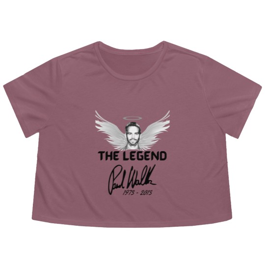 Discover The Legend Paul Walker Flowy Cropped Tees