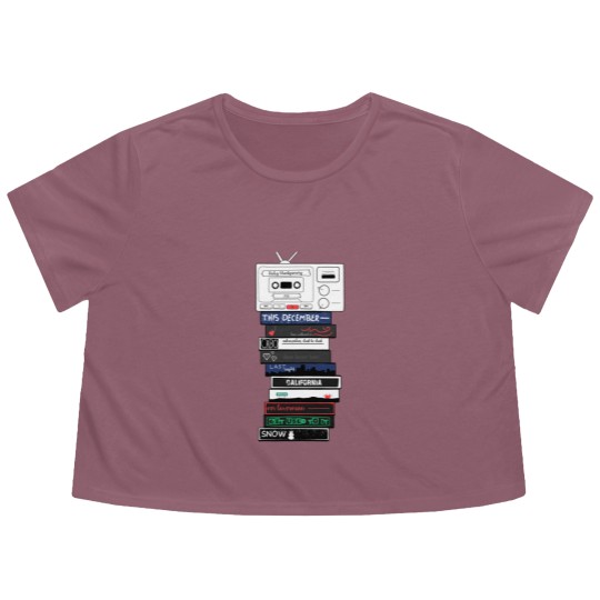 Discover Ricky Montgomery Album Mix Tape Photographic Print Flowy Cropped Tees