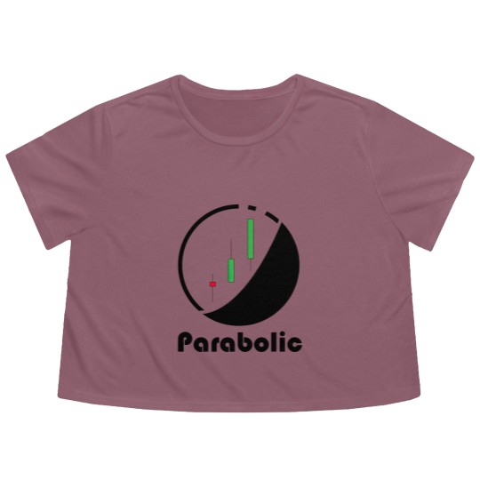 Discover That Parabolic Life - Crypto - Flowy Cropped Tees