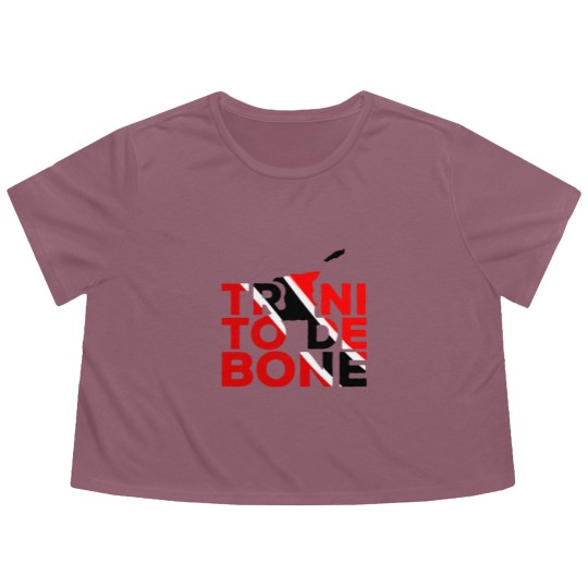 Discover Unapologetically Trini To De Bone - Trini Lives MatterTrinidad And Tobago Culture Flowy Cropped Tees